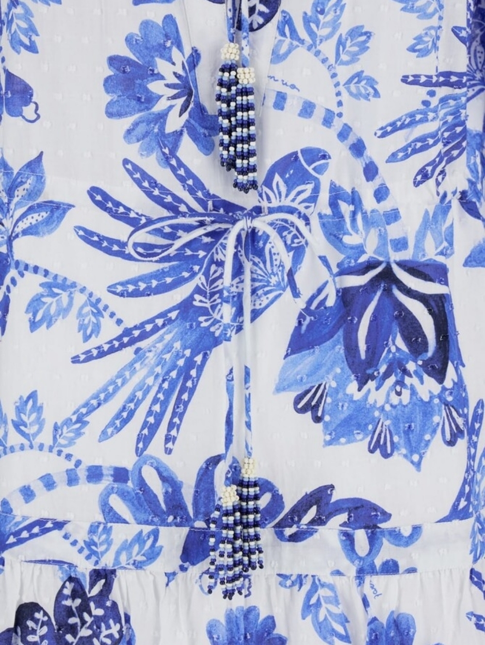 NWT FARM RIO | $210 Flowerful Birds Mini Dress - Picture 8 of 14